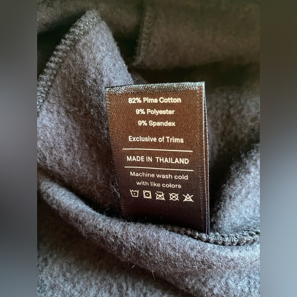 Public Rec Black Crewneck Sweatshirt Athleisure Lounge Pullover EUC Med - Picture 9 of 9